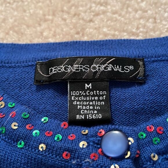 DESIGNERS ORIGINALS SIZE MEDIUM CHRISTMAS SWEATER - Picture 4 of 8